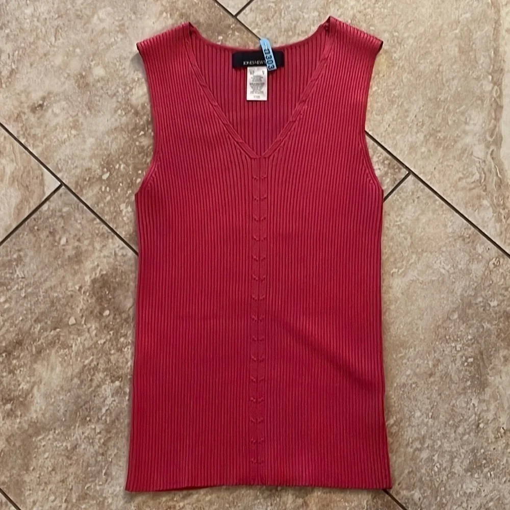 JONES New York, burnt orange tank top - Picture 5 of 11